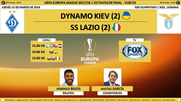 Dynamo Kiev vs Lazio
