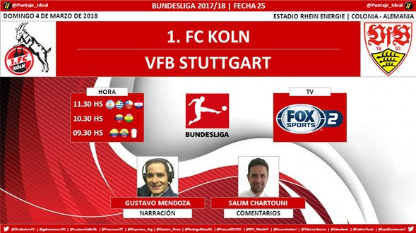 1. FC Koln vs Stuttgart
