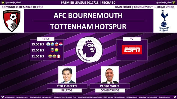 Bournemouth vs Tottenham