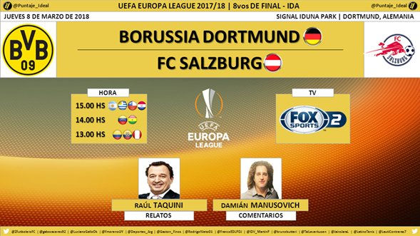 Borussia Dortmund vs Red Bull Salzbburg