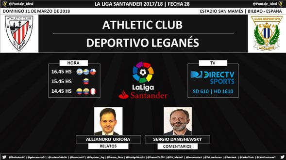 Athletic Club vs Leganés