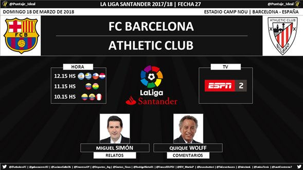 Barcelona vs Athletic Club