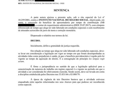 JUSTIÇA CONDENA INSS A APOSENTAR FUNCIONÁRIO DA CEDAE SEM FATOR PREVIDENCIÁRIO