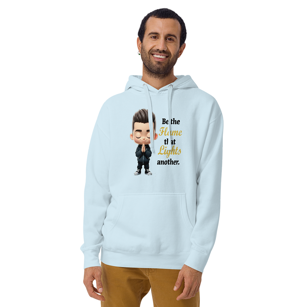 Thumbnail: Be The Flame That Lights Another V3 Unisex Hoodie