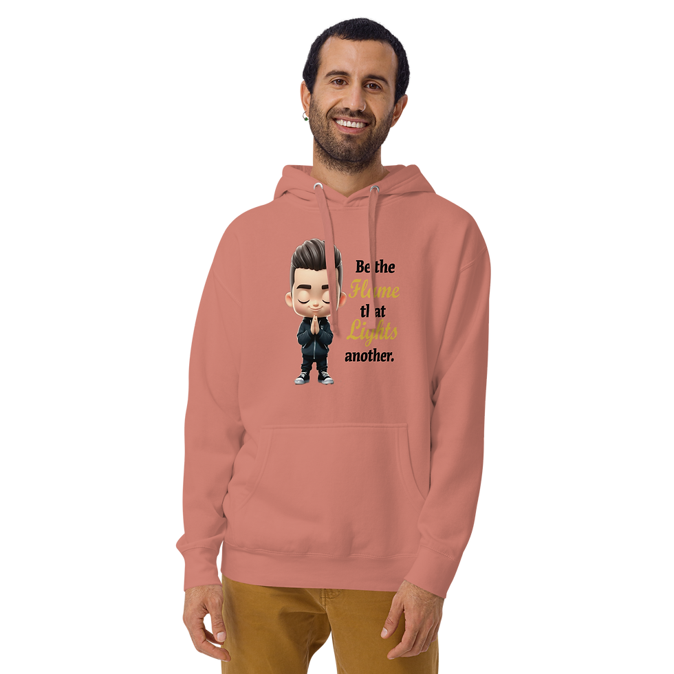 Thumbnail: Be The Flame That Lights Another V3 Unisex Hoodie