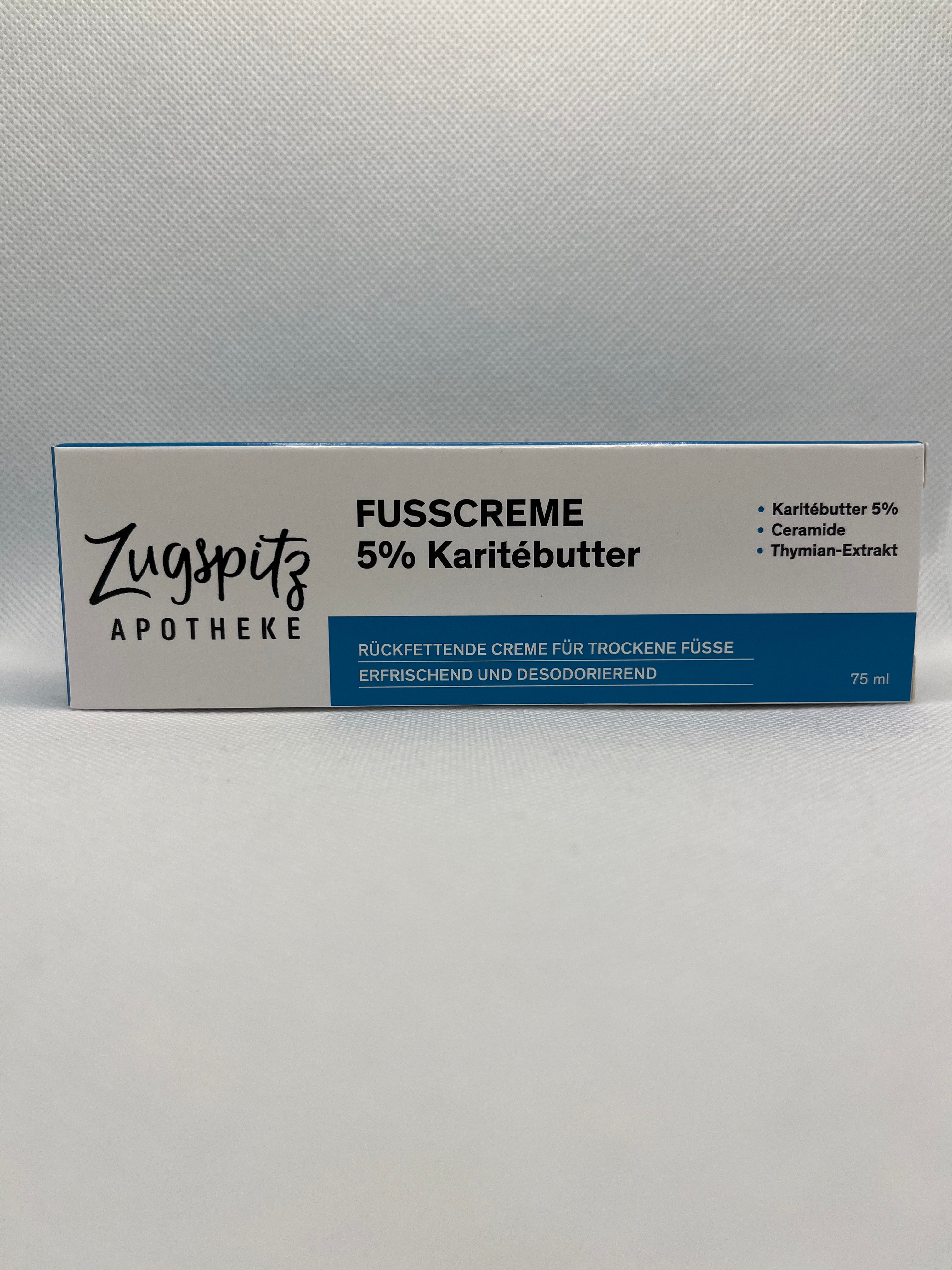 ZUGAPO Fusscreme 5% Karitébutter 75ml