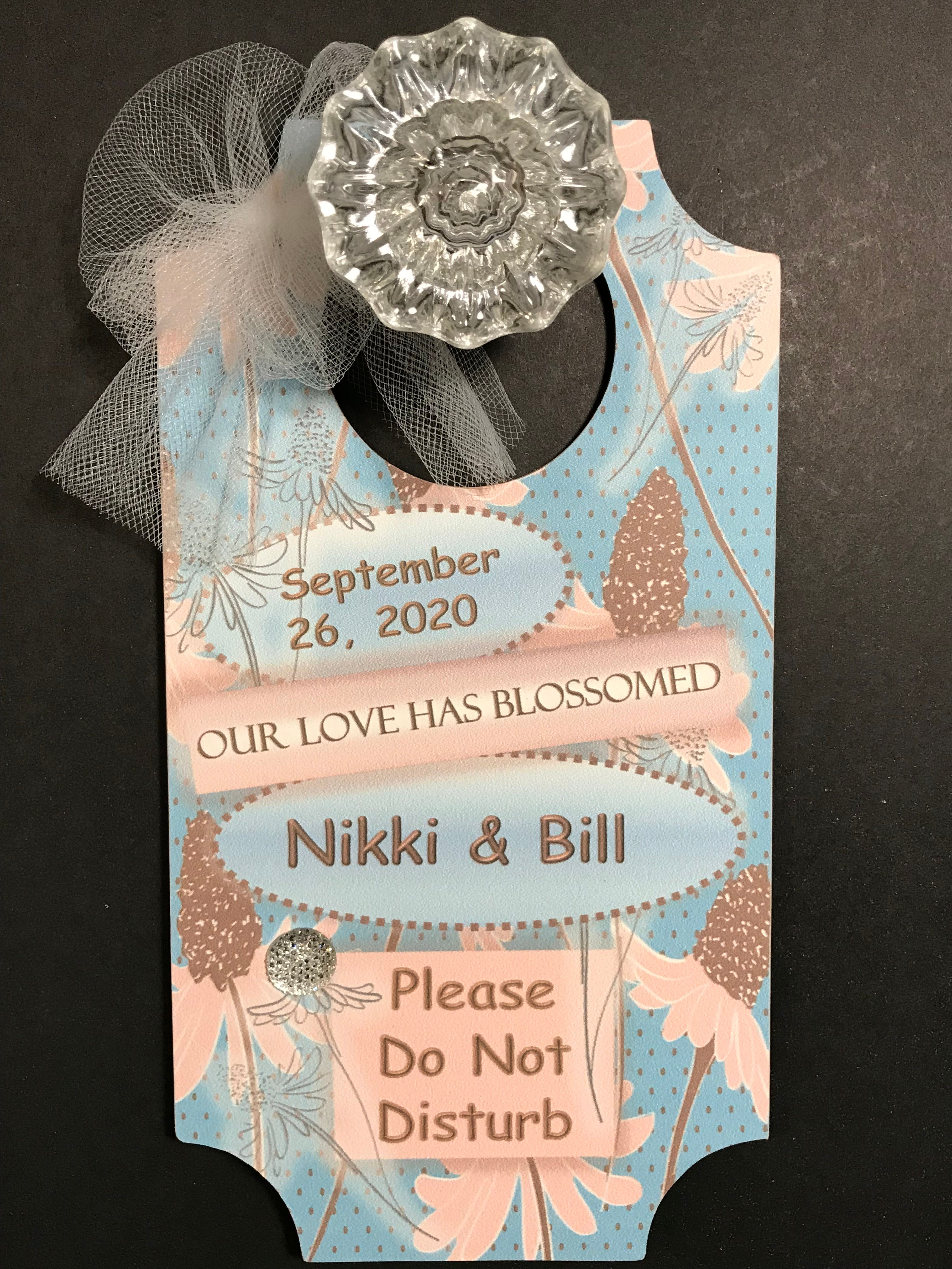 "Our Love has Blossomed"