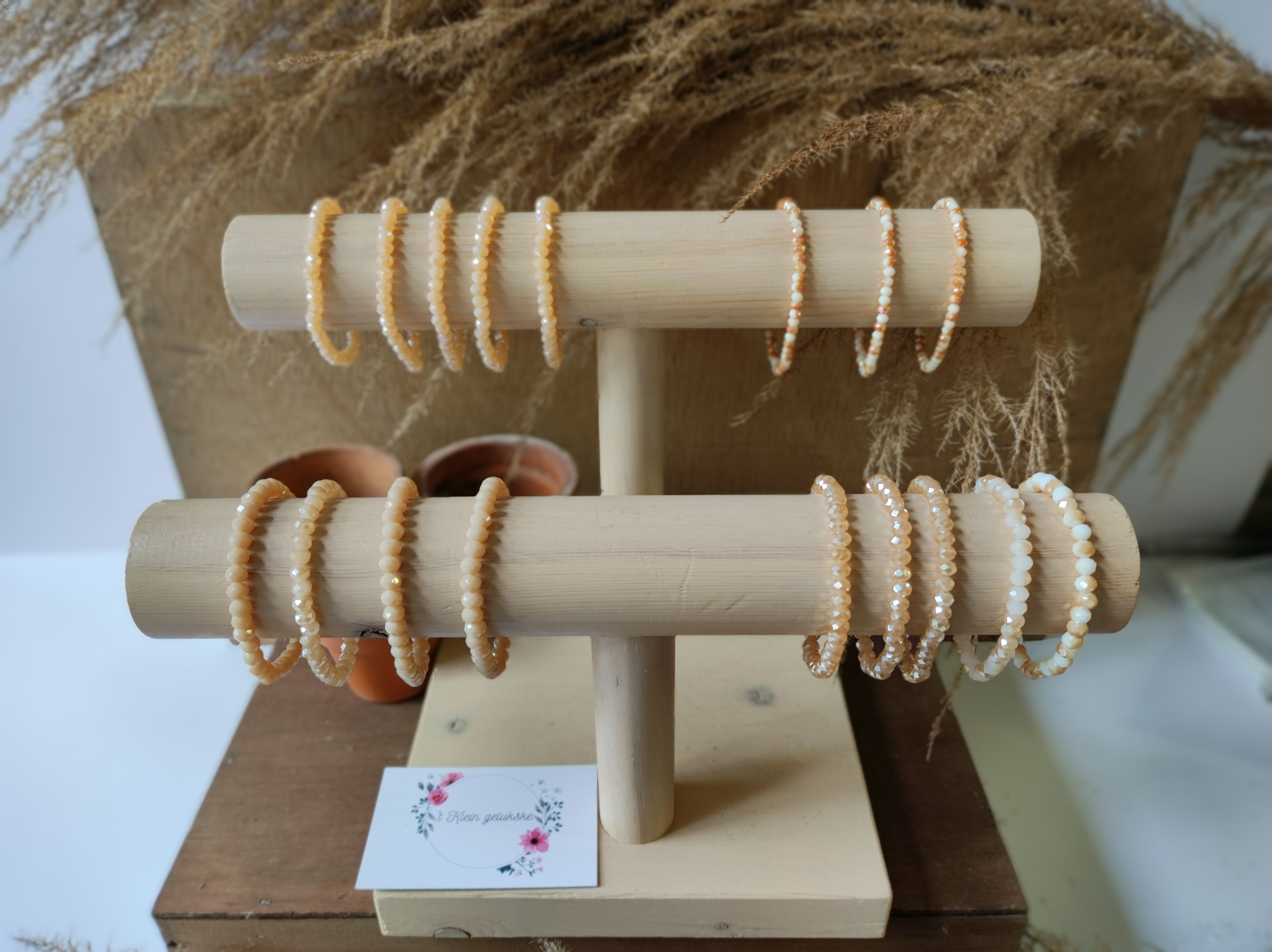 Zelfgemaakte armbandjes