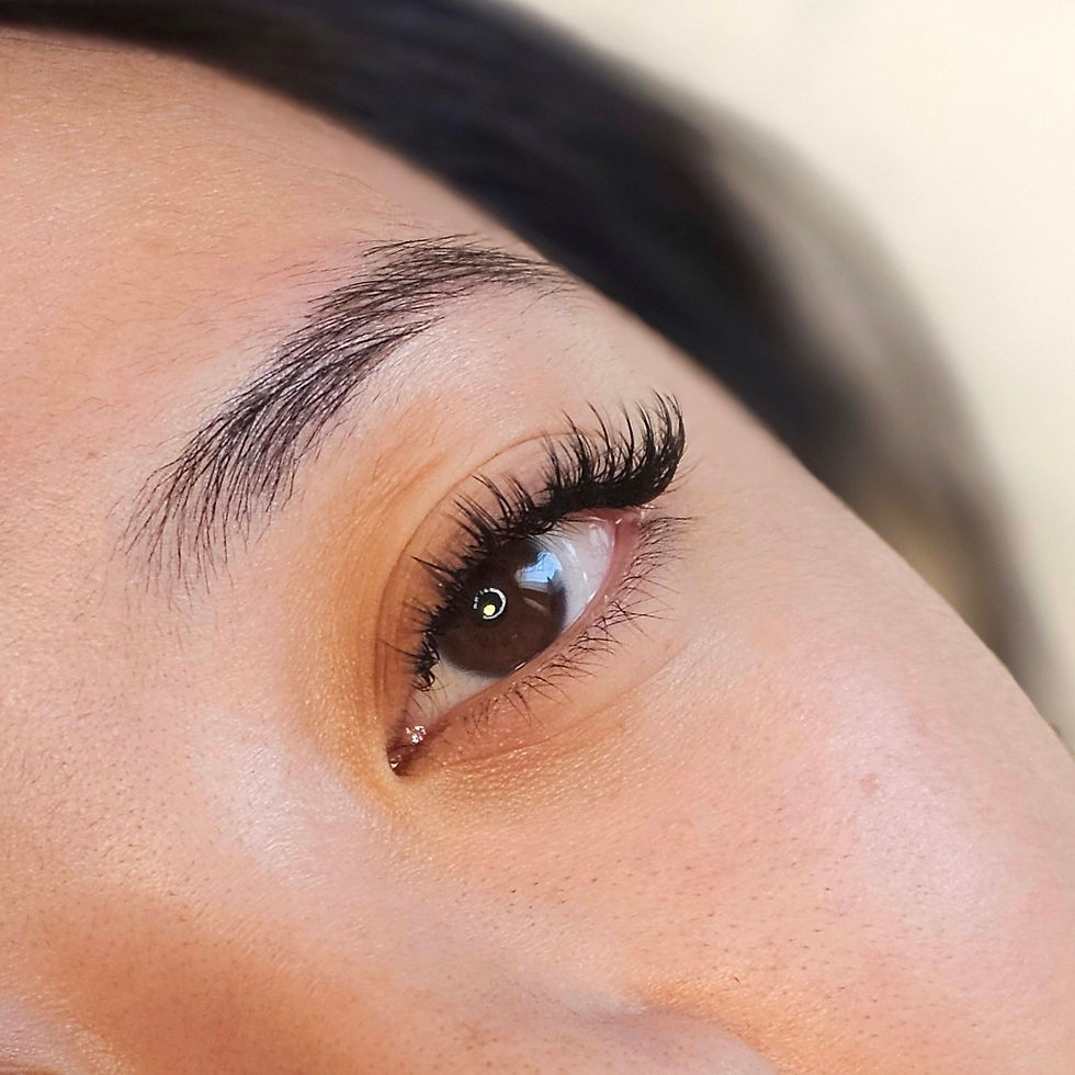 wispy lash extensions