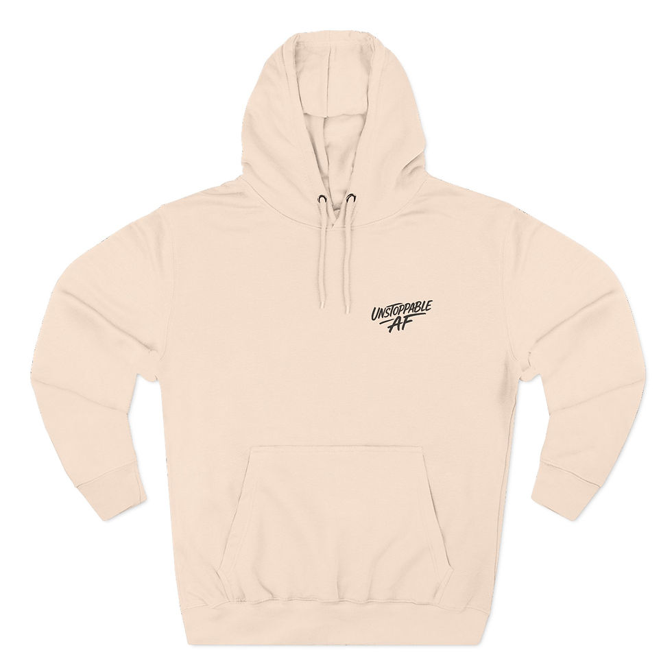 Thumbnail: Unstoppable AF Hoodie|Cozy Fleece Sweatshirt for Motivation, Perfect for Gifts, 