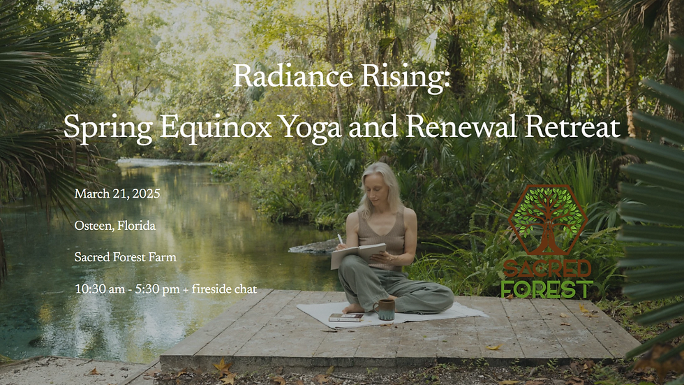 Radiance Rising: Spring Equinox Yoga and Renewal Retreat