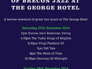 The George Hotel, Brecon Celebrates 30 years of Brecon Jazz with donnie joe’s American Swing