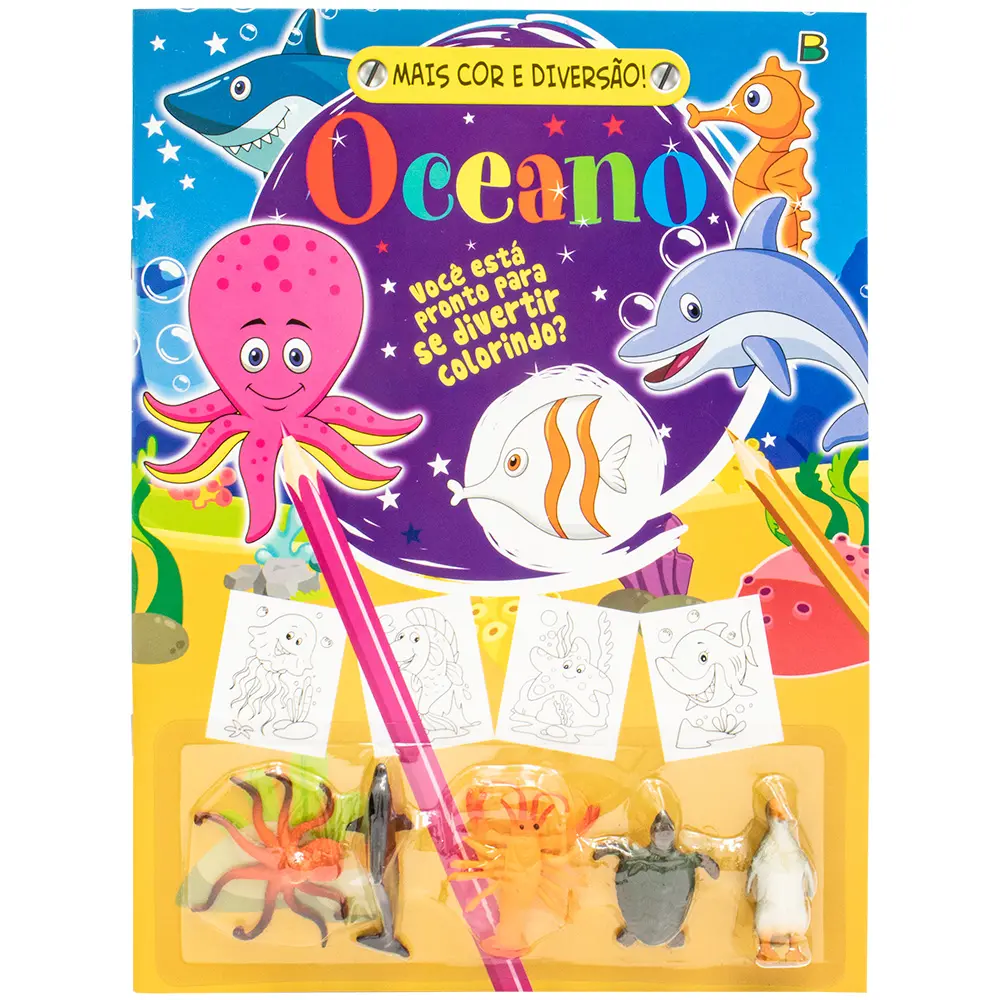 Mais cor e diversão! Oceano