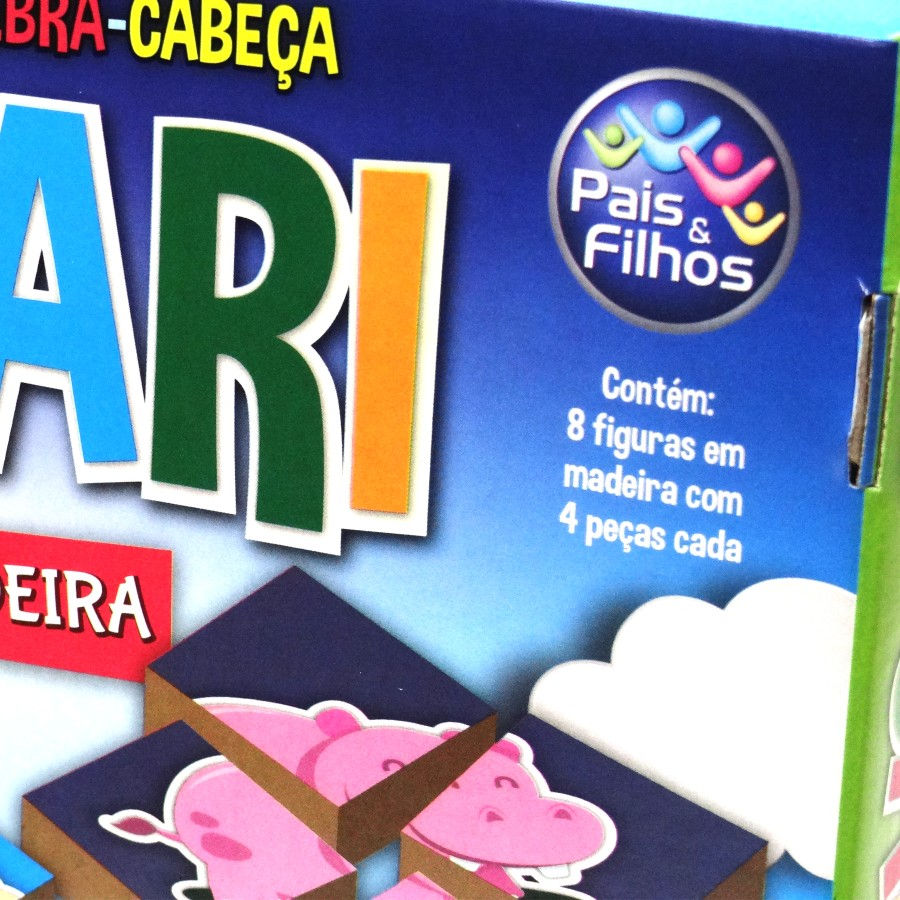 Miniatura: Meu Primeiro Quebra Cabeça Safari - Pais e Filhos