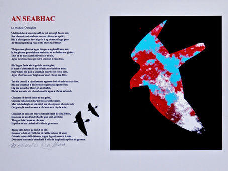 An Seabhac (The Hawk) poem in Irish- Padraic Reaney