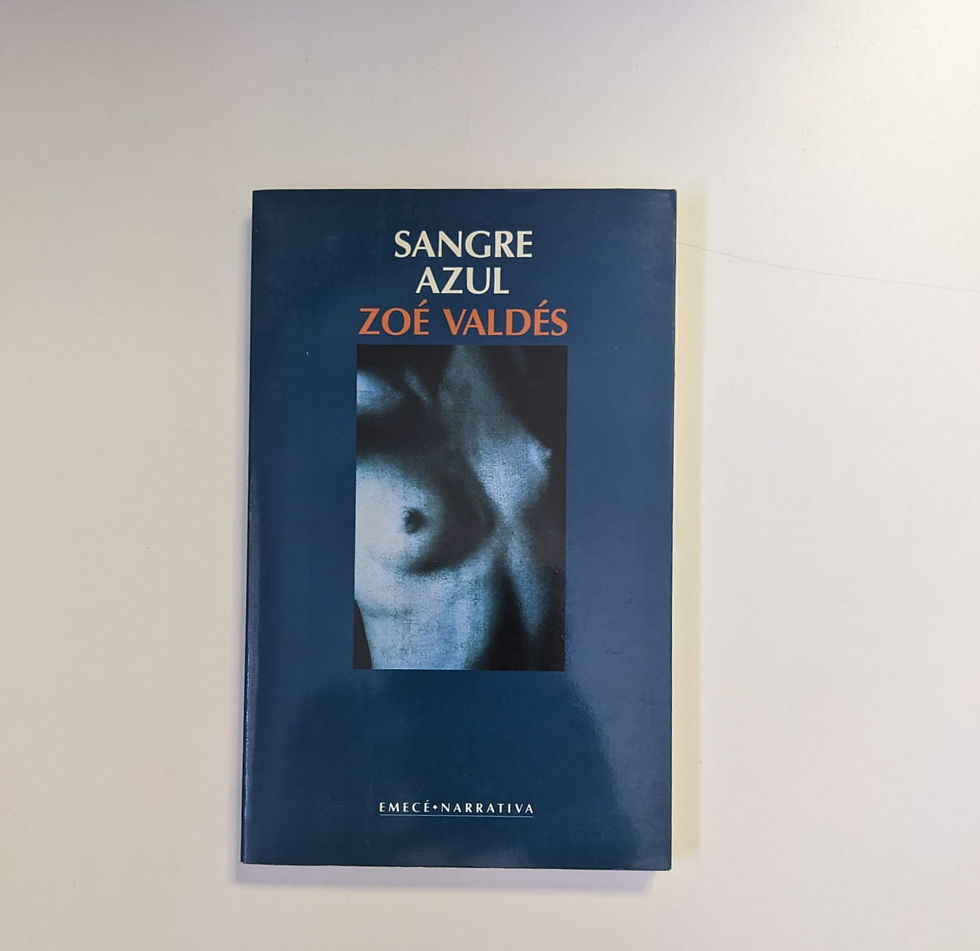 Sangre azul | Valdés, Zoe. Los libros del abuelo, tu librería solidaria.