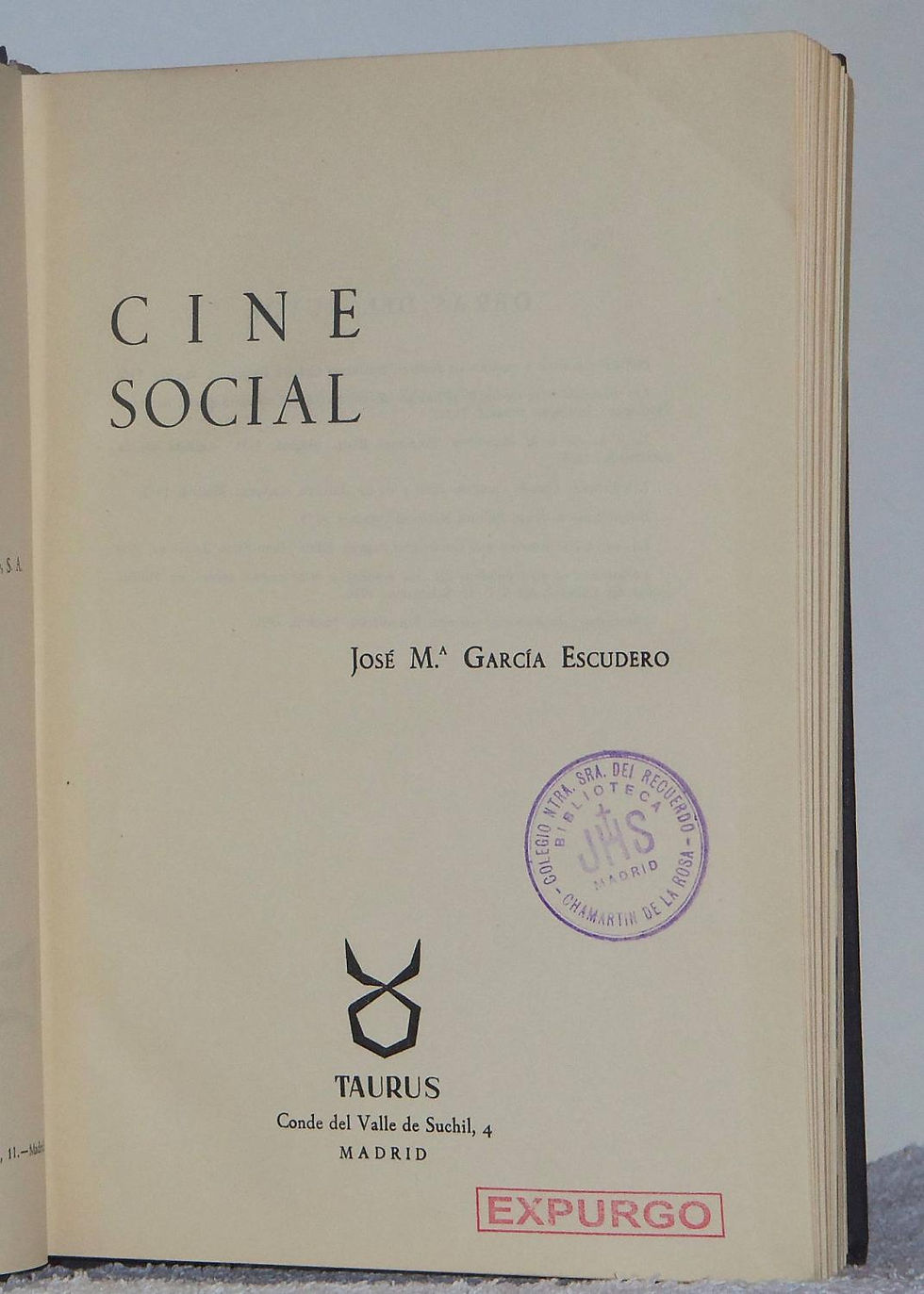 CCine Social García | Escudero, José María. Los Libros del Abuelo, tu librería solidaria.