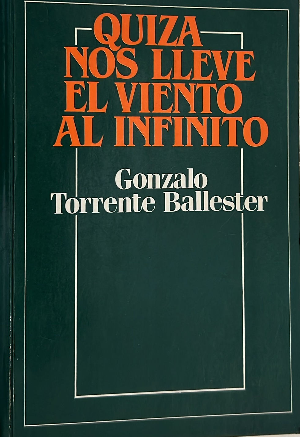 Quiza nos lleve el viento al infinito. Ballester Torrente Gonzalo. Los libros del abuelo, tu librería solidaria.