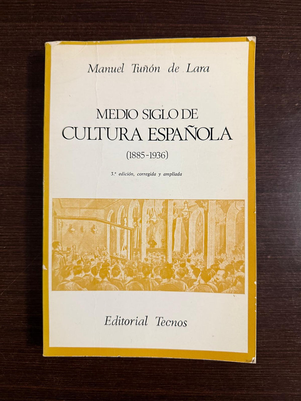 Medio siglo de cultura española (1885-1936) | Tuñón de Lara, Manuel, Los libros del Abuelo, tu librería solidaria
