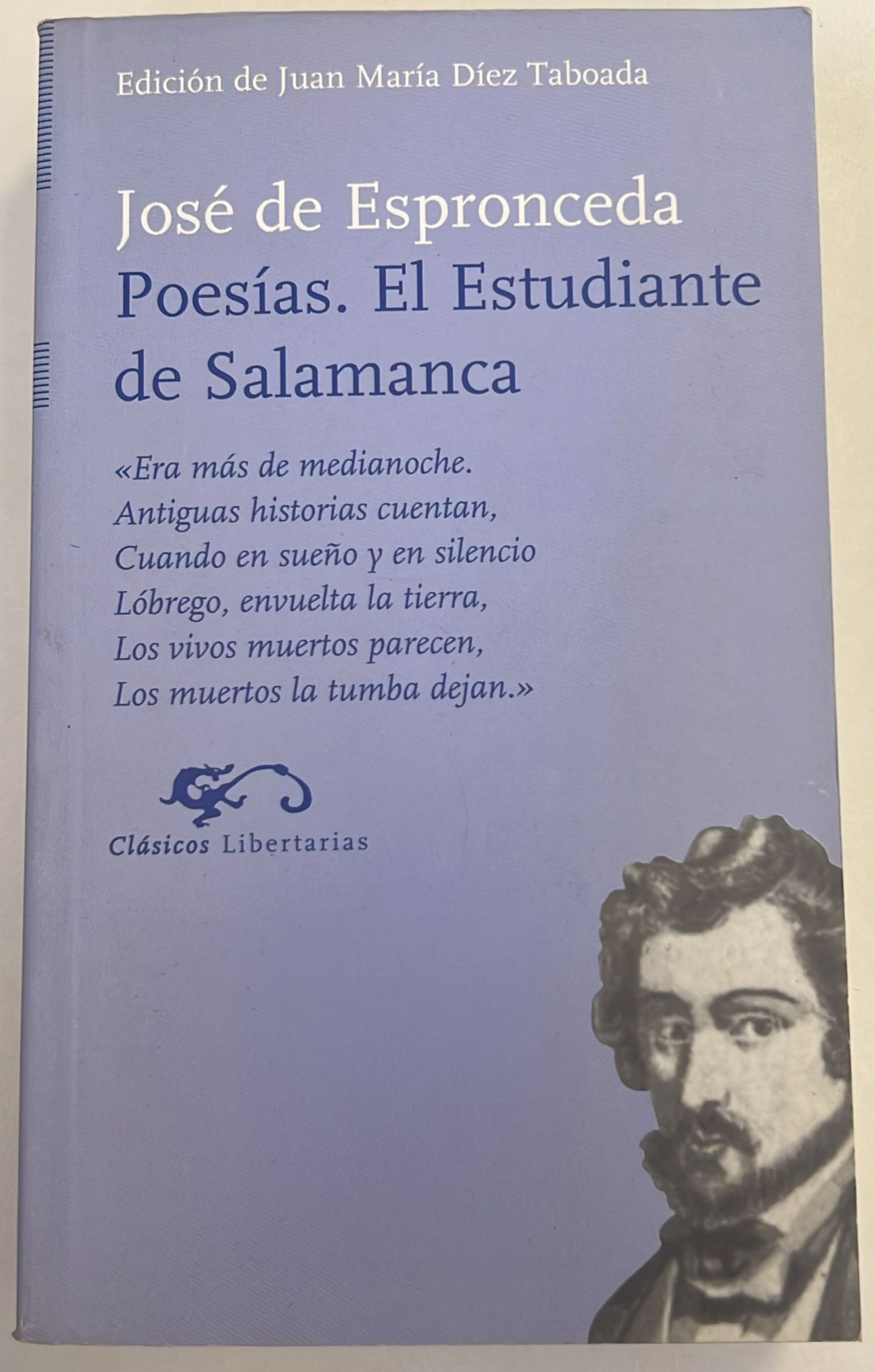 Poesias. El Estudiante de Salamanca. De Espronceda José. Los libros del abuelo, tu librería solidaria