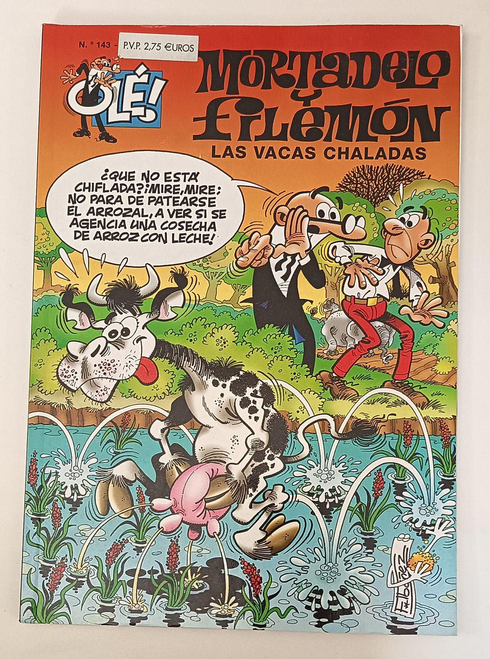 Mortadelo y Filemón , Las vacas chaladas | Ibáñez , Francisco .Los libros del abuelo , tu librería solidaria.