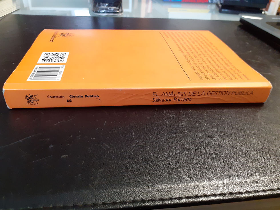 El análisis de la gestión pública política | Parrado Salvador, Los Libros del Abuelo, tu librería solidaria