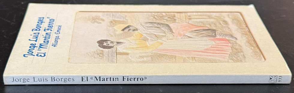 El "Martín fierro"| Borges, José Luis L, Los Libros del Abuelo, tu librería solidaria