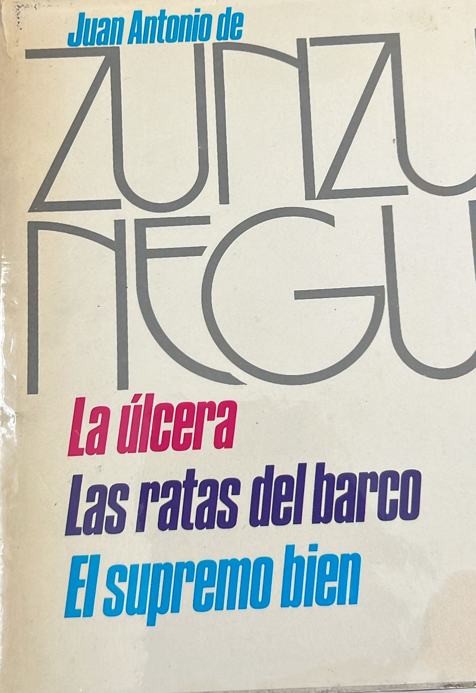 La ulcera Las ratas del barco El supremo bien. Negui Zunzún de Antonio Juan. Los libros del abuelo, tu librería solidaria.