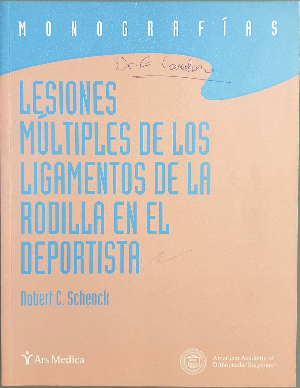 Lesiones múltiples de los ligamentos de la rodilla en el deportista | Schenck, R