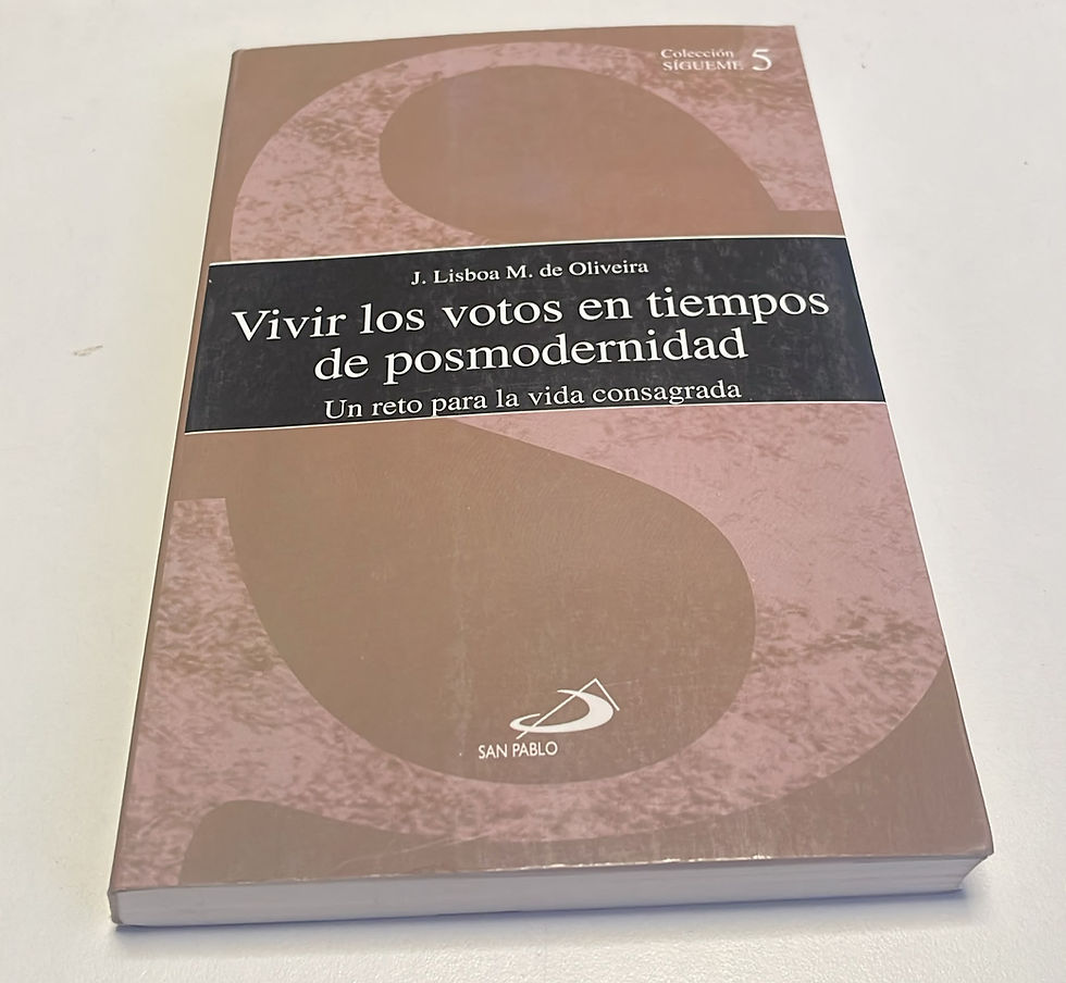 Vivir los votos en tiempos de posmodernidad | Oliveira J. lisboa .Los libros del abuelo , tu librería solidaria ..jpg