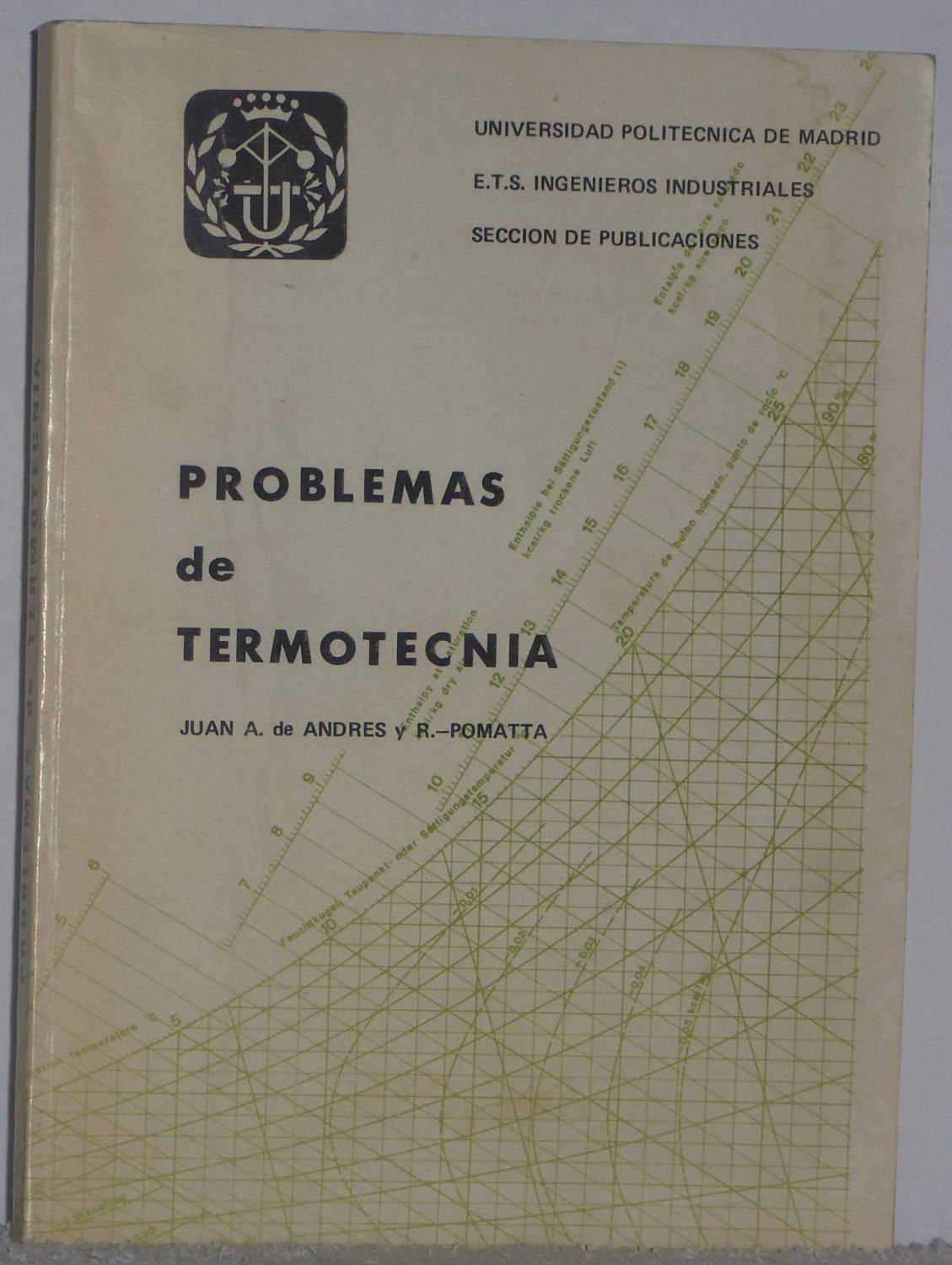 Problemas de Termotecnia | Andrés, Juan D. de - Pomatta, R. Los Libros del Abuelo, tu librería solidaria