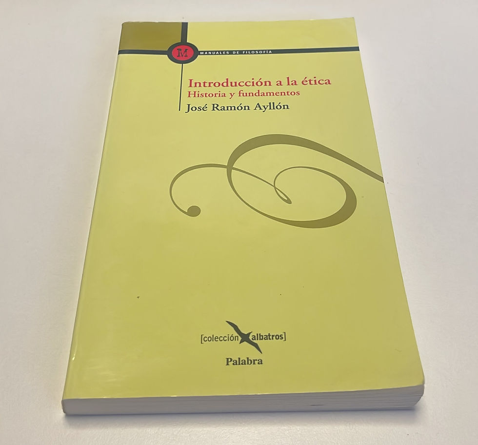 Introducción a la ética. Historia y fundamentos | Ayllón, José Ramón. Los libros del abuelo, tu librería solidaria.