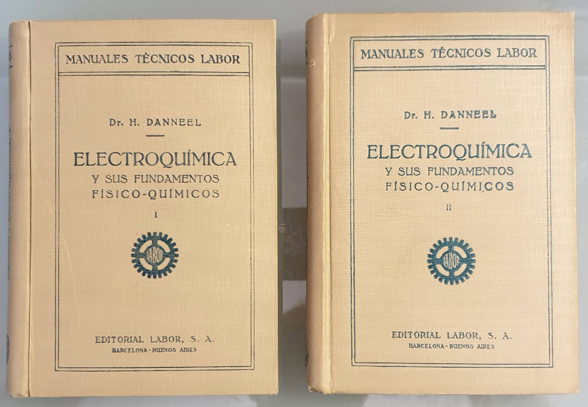 Electroquímica y sus fundamentos físico-químicos I y II | Danneel, H. Los libros del abuelo tu librería solidaria.