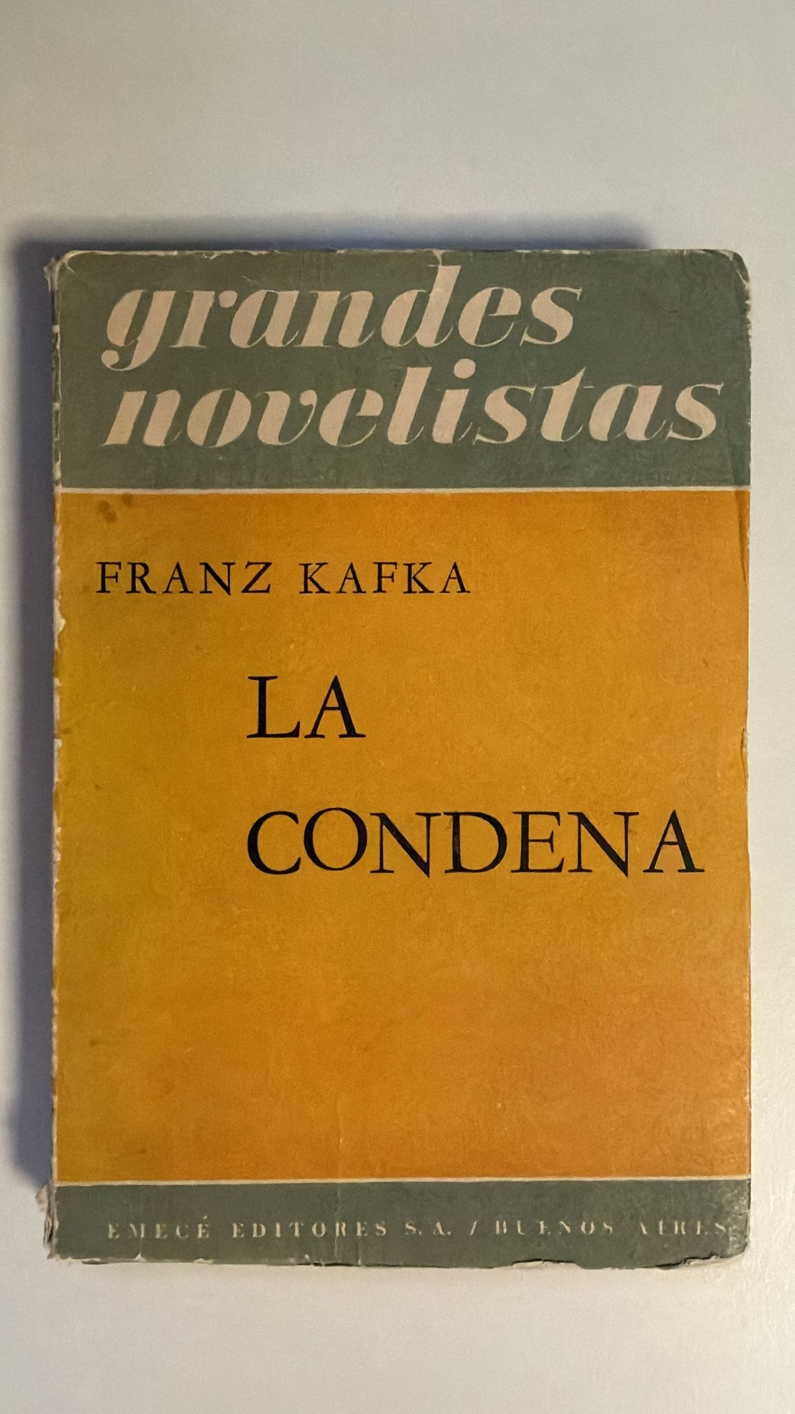 La condena. kafka Franz. Los libros del abuelo, tu libreria solidaria.