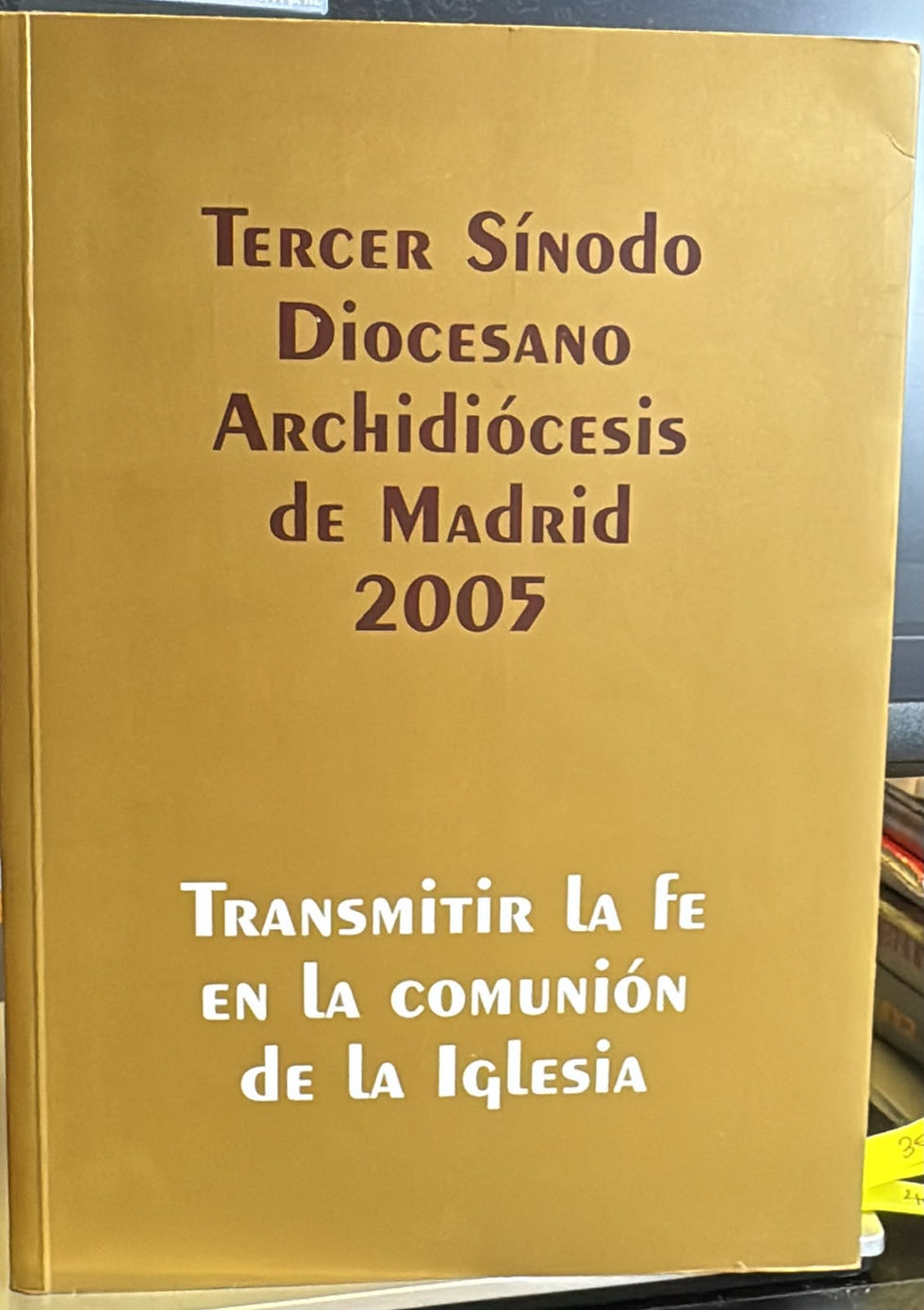 Tercer Sínodo Diocesano Archidiócesis de madrid 2005 | VV.AA, Los libros del Abuelo, tu librería solidaria