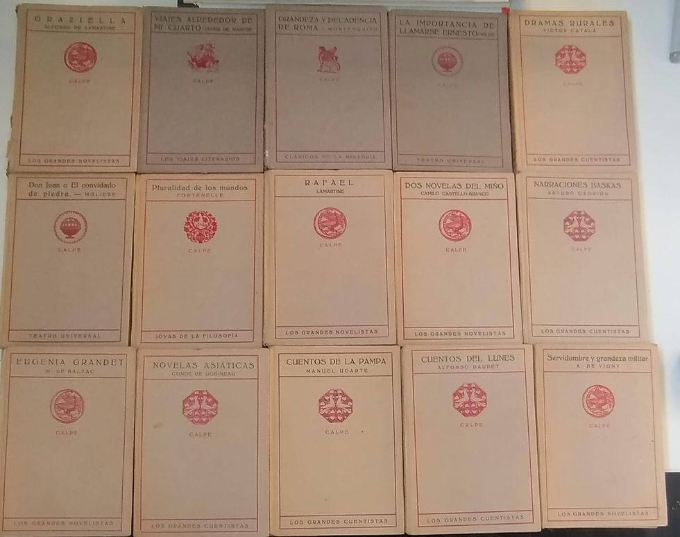 Pack Premium 1921"Colección los grandes clásicos de calpe" | VV.AA