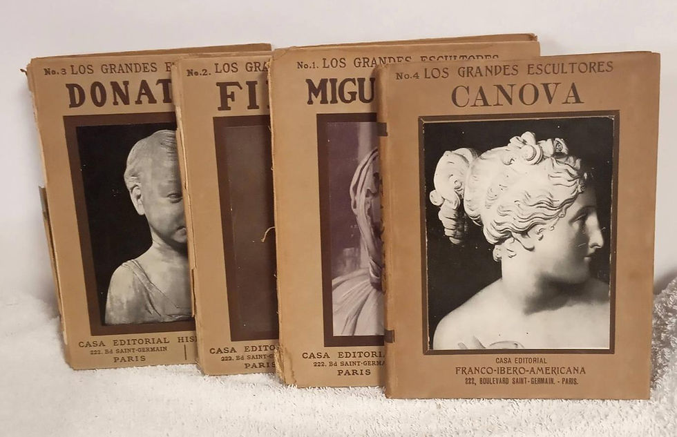 Los grandes escultores (tomo I,II,III y IV) | VV.AA. Los libros del abuelo, tu librería solidaria