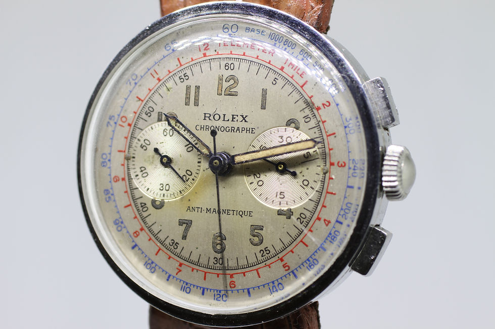 Thumbnail: 1940s Vintage Rolex 3233 Chronograph Anti Magnetic