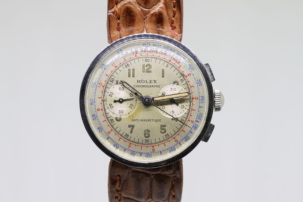 Thumbnail: 1940s Vintage Rolex 3233 Chronograph Anti Magnetic
