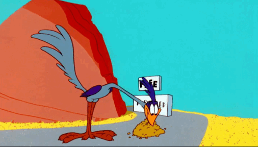 Gifer and the multiple road runner heads