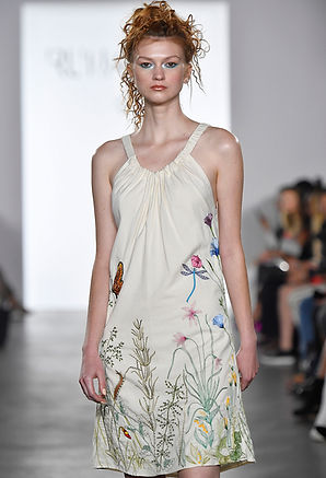 <img src="halter dress.png" alt="Halter Dress in Banana Cotton Hand Embroidered Foliage">