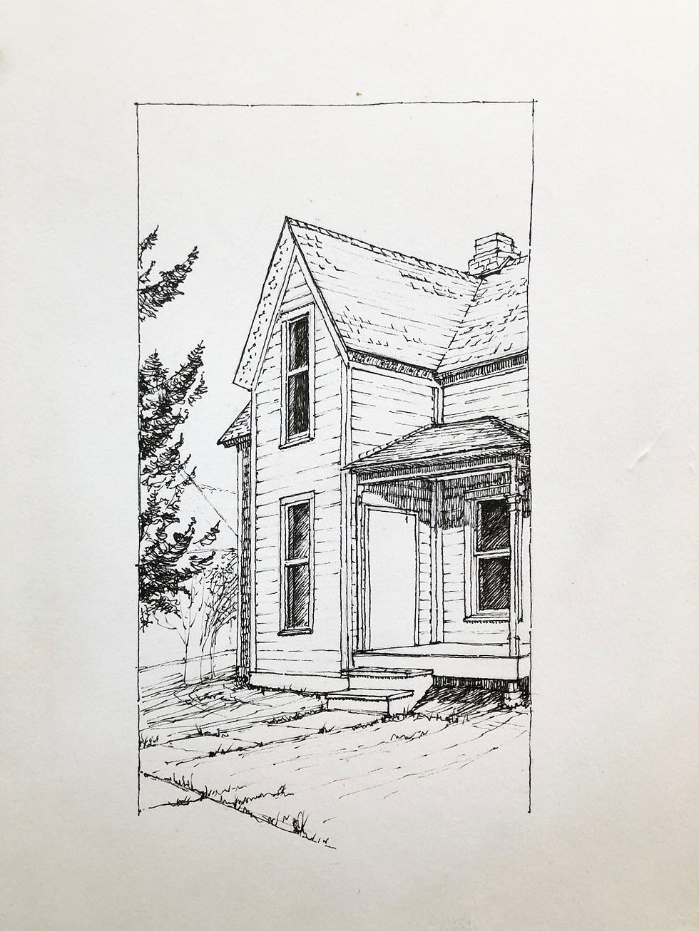 Field Sketch Bozeman House