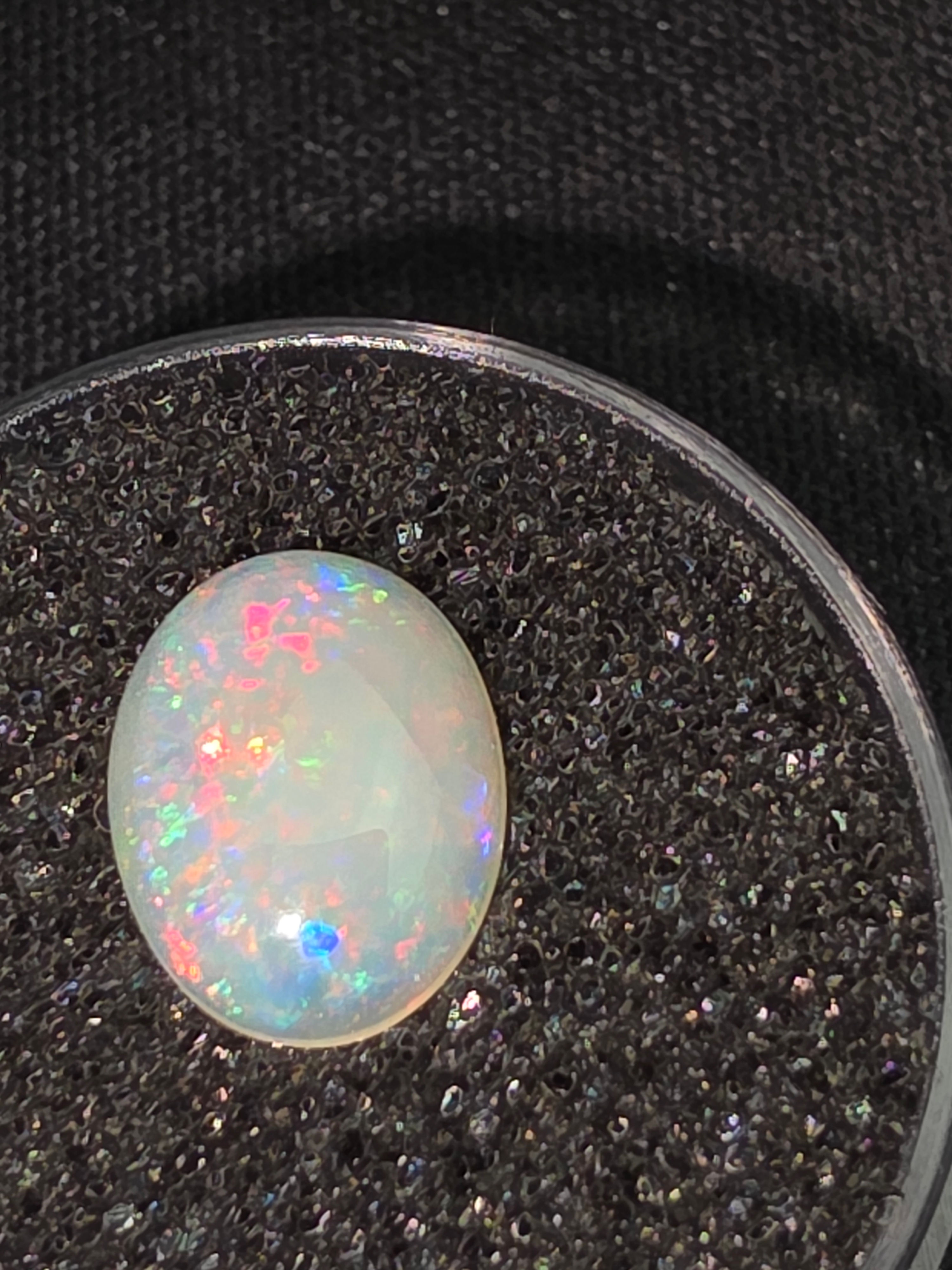 White Coober Pedy Opal from Australia