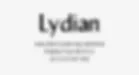 英語フォント Lydian