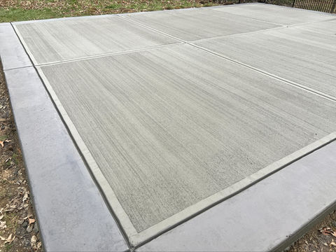 Concrete patio installed in Columbus, Ohio by Hacker’s Concrete Impressions