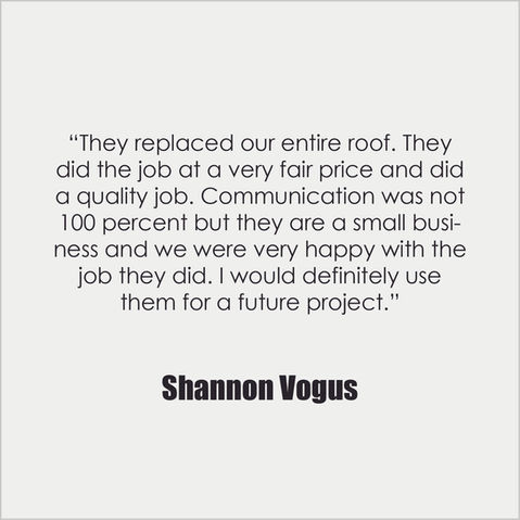 Customer Review from Shannon Vogus
