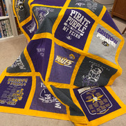 The Keto Quilter Client Quilt
T-Shirt Quilt with Sashing