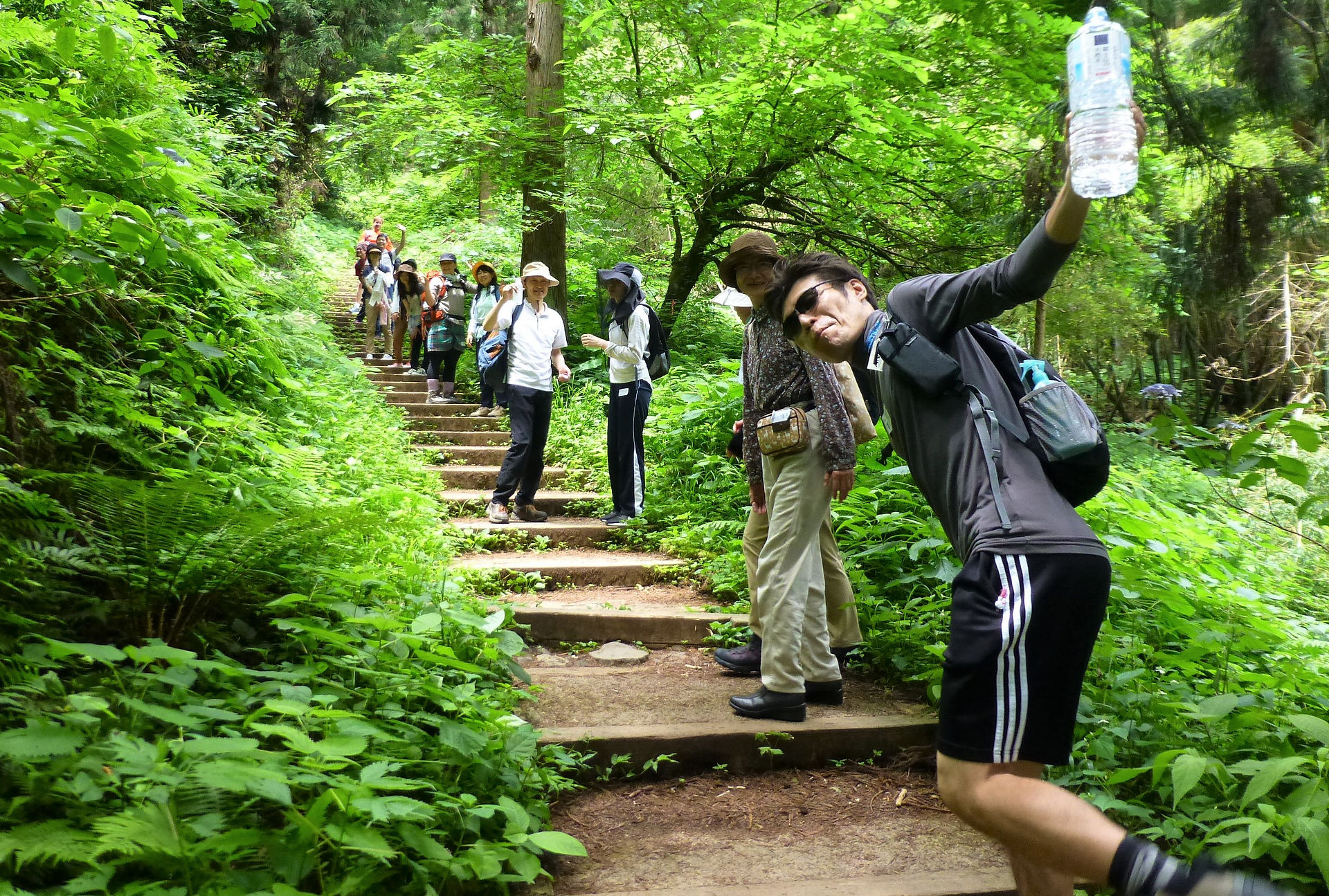 山頂に向けて出発！