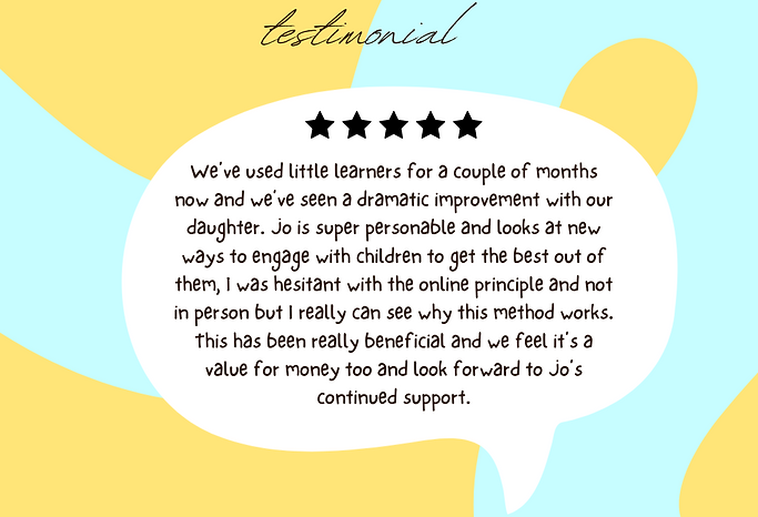 parents review of online phonics tutoring with little learners
