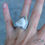 Thumbnail: Mojave Desert Agate set in Sterling Silver Statement Ring - Size 6.25